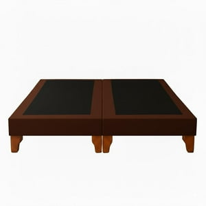 Vitelio - Bases De Camas 2 Plazas Dividida Marron