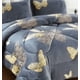 thumbnail image 3 of Cobertor plush sherpa chiporro 2 plazas gris oscuro, 3 of 3