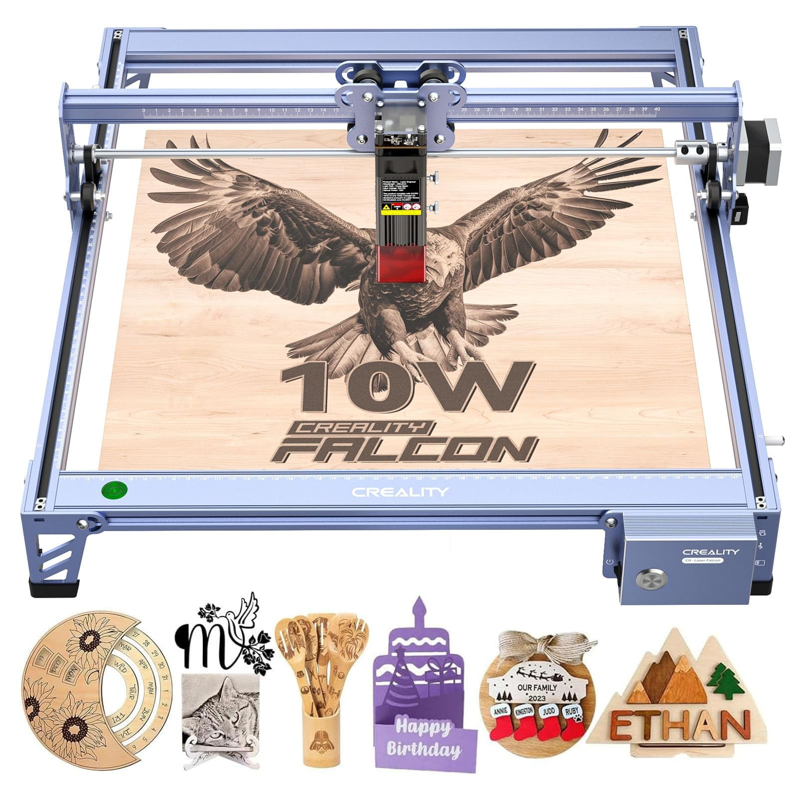 Grabador Láser Creality Falcon 10w Con Área De Trabajo De 40 X 42 Cm