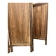 thumbnail image 5 of Biombo De Madera Resistente 4 Paneles Diseño Hoja 40x170cm beige, 5 of 7