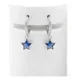 thumbnail image 2 of Aro Argollas Plata 925 Circonita Pavé Estrella Azul Nordvik Plateado, 2 of 4