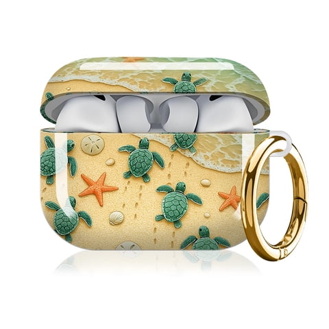Funda Airpod Pro 3 Klcdorf Tortugas Con Llavero