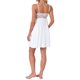 thumbnail image 3 of INSPIRE CHIC Camisón de Satén con Encaje para Mujer, Detalle de Lazo en el Escote en V, Vestido de Dormir Midi con Tirantes Ajustables M Blanco, 3 of 6