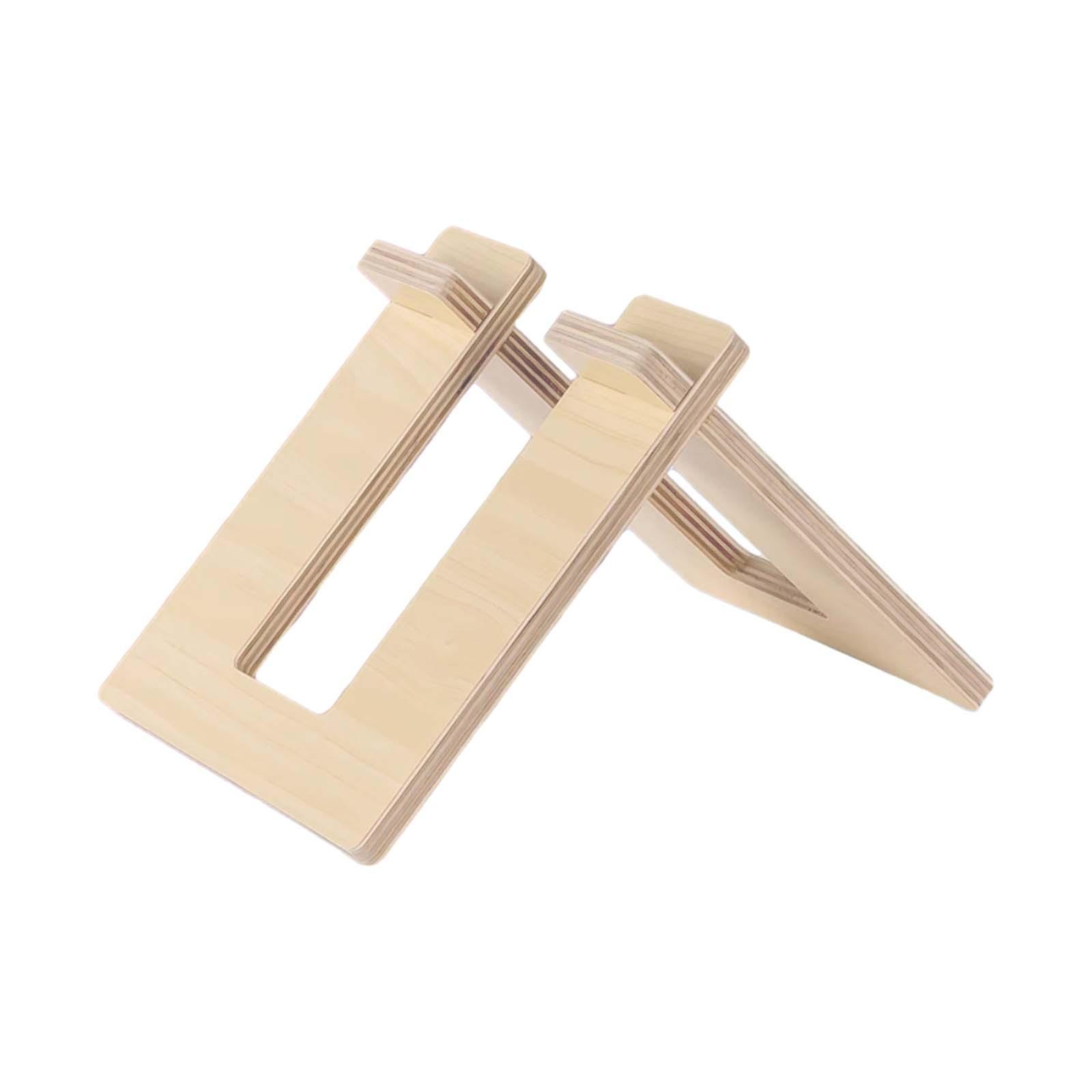 Magideal - Estacionamiento Para Bicicletas De Equilibrio, Tipo Piso De Madera, Marco De Estacionamiento Extraíble, Soporte Para Bicicletas, Soporte De Exhibición Color De La Madera