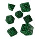 thumbnail image 1 of Set de Dados Q WORKSHOP Bosque Grabado Verde y Negro - 7 Piezas, 1 of 3