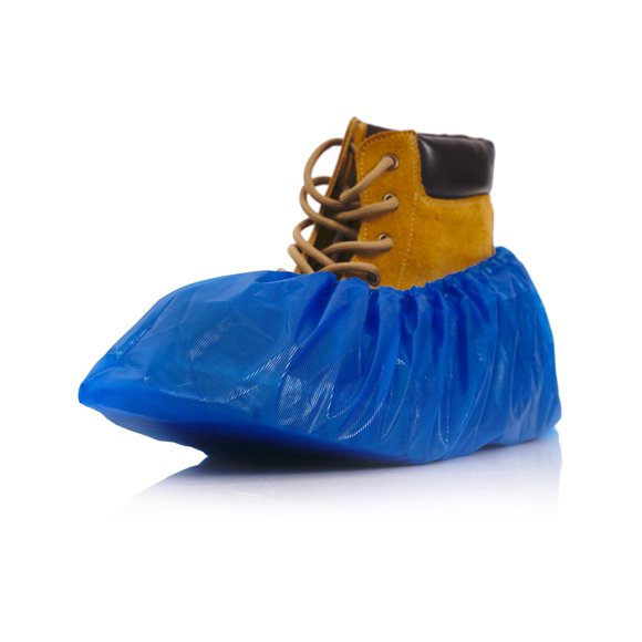 Cubrezapatos desechables Buself 17 x 45 cm, impermeables, antideslizantes, 100 unidades