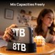 thumbnail image 3 of Estación de acoplamiento NAS STATIONPC M.2 NVMe 2.5GbE PD USB‑A, 3 of 7