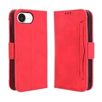 Funda Tipo Billetera Foxdock Para Iphone 16E – Tapa Flip Con Tarjetero