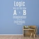 thumbnail image 3 of Decomural Logic Inspiration Albert Einstein Sticker WS-44074, 3 of 3