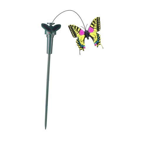 Ioensy - Estaca De Jardín Con Forma De Animal Volador, Decoración Paisajística, Decoración De Jardín Para Césped, Ventana, Patio, Forma De Mariposa