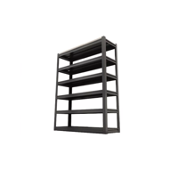 Genérico - Estante Metálico Armable 100X30X183Cm Organizador Negro