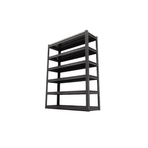 Genérico - Estante Metálico Armable 100X30X183Cm Organizador Negro