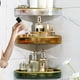 thumbnail image 1 of 1pc Household Light Luxury Bathroom Storage Rack, Toilet Sink, Kitchen Wall, Hole Free Wall Mounted Storage Rack, Three Color Optional Bathroom Sink, Wall Mounted Storage Rack 10.24 * 8.07 * 8.07inch, 1 of 4