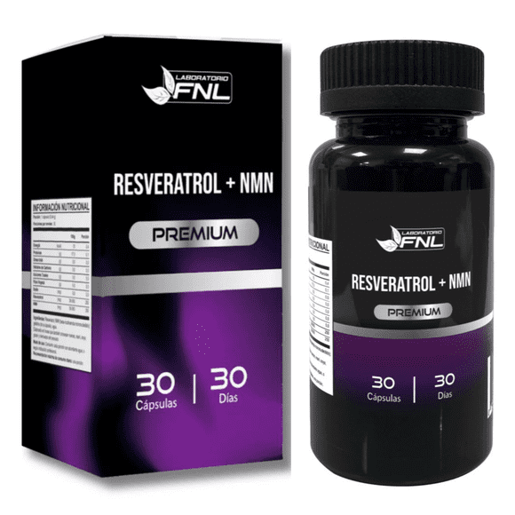 Resveratrol + NMN 500 mg FNL – Antioxidante Celular y Precursor de NAD+