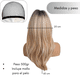 thumbnail image 2 of Peluca Rubia Mujer Pelo En Capas Protesis Capilar Realista, 2 of 5