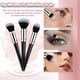 thumbnail image 4 of Set de brochas de maquillaje SOYOK de 14 piezas, sintéticas, negras, 4 of 7