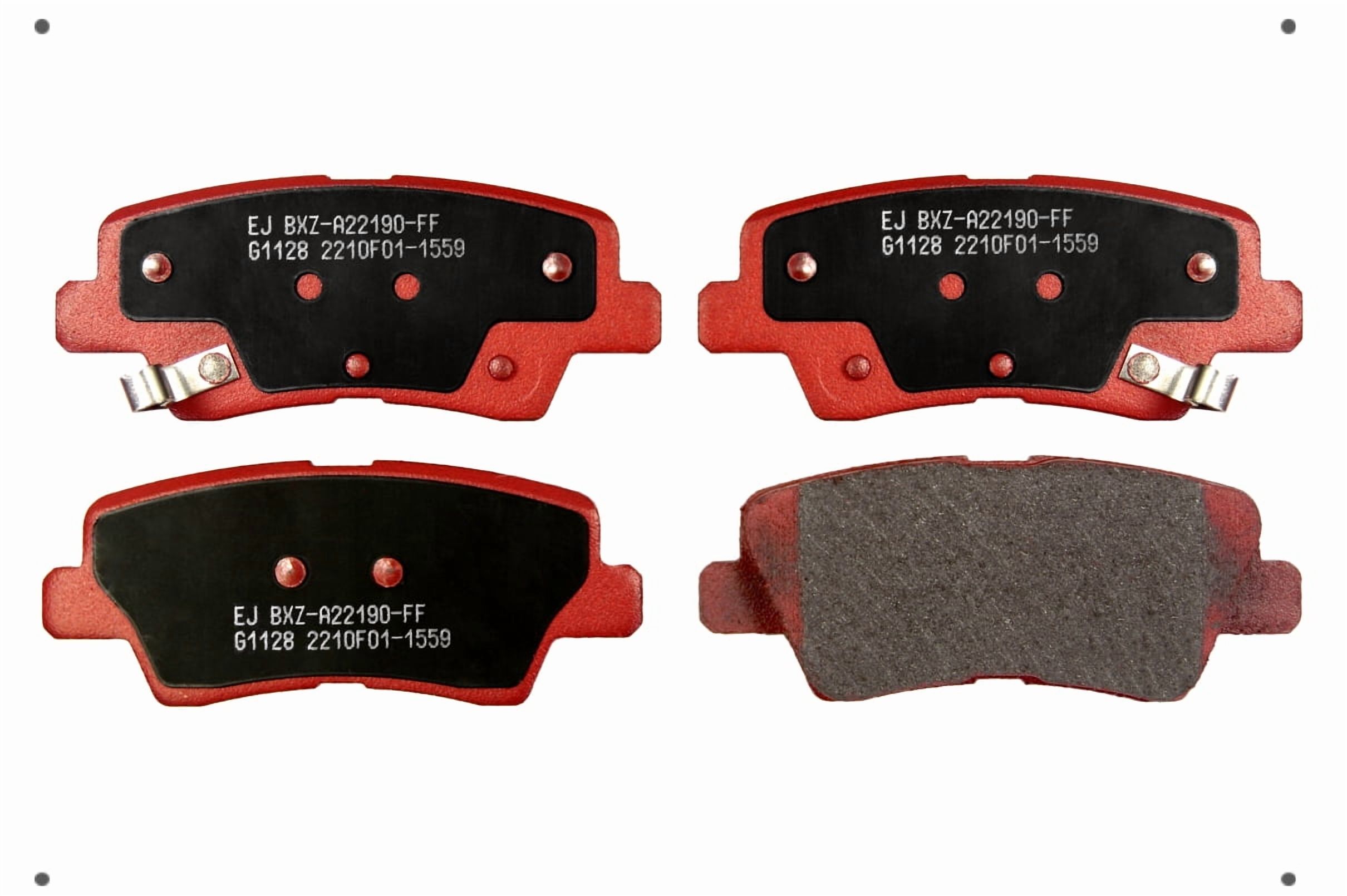 Ital Brakes Pm - Set Pastillas Frenos Traseras Para Hyundai Elantra 2016 2021