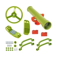 Magideal - Equipo De Parque Infantil, Juego De Volante Para Parque Infantil, Accesorios De Juego De Columpio Para Volante Fáciles De Instalar Para Regalos De Cas