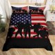thumbnail image 1 of American Flag Duvet Cover Machine Gun Comforter Bedding SetsGirls bed supplies set duvet cover bed comforter set bedding set, 1 of 5