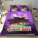 thumbnail image 1 of La Niña Invencible Conjunto de sábanas temático, trío de piezas, cómodo y amigable con la piel, diseño único, regalo de decoración para el hogar para familiares, amigos y fans, 90 cm * 190 cm, 1 of 6