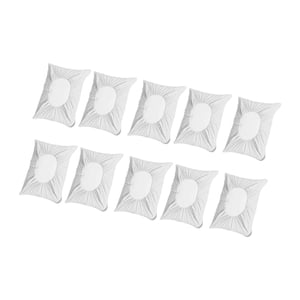 Bothyi - 10 Fundas De Almohada Desechables, Fundas De Almohada Portátiles Para Dormitorio, Cama, Casa De Huéspedes, Color Blanco