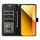 thumbnail image 5 of FOXDOCK Funda tipo Cartera para Xiaomi Redmi Note 13 5G – Cubierta de Cuero PU con Múltiples Ranuras, Bolsillo para Efectivo y Correa de Muñeca, 5 of 6
