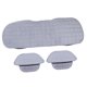 thumbnail image 5 of 1x Asiento De Coche Cojín Antideslizante De Invierno Funda De Asiento Transpirable Suave Suministros Gris, 5 of 5