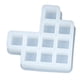 thumbnail image 1 of Molde De Silicona Caja De Almacenamiento Fabricación De Resina Molde De Fundición De Resina 125x125 Mm 10 Agujeros, 1 of 5