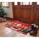 thumbnail image 1 of Alfombra Navideña 80x120 Cm 120 Cm 80 Cm Santa Y Renos En La Nieve, 1 of 4