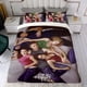 thumbnail image 4 of Colina del Árbol Conjunto de sábanas temático, trío de piezas, cómodo y amigable con la piel, diseño único, regalo de decoración para el hogar para familiares, amigos y fans,135cm *200cm, 4 of 6