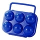 thumbnail image 3 of Caja De Almacenamiento De Huevos Con 6 Compartimentos, Dispensador De Huevos, Ideal Para El Hogar, Mochileros Y Senderismo, Color Azul., 3 of 5