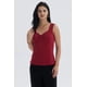 thumbnail image 1 of Polera Mujer Escote Cuadrado Rojo Oscuro, 1 of 4