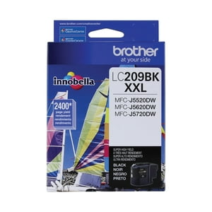 Cartucho De Tinta Negra De Alto Rendimiento Para Impresora Brother Lc209Bk