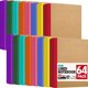 thumbnail image 1 of 64 Pack A5 Kraft Notebooks Bulk, 8.3 x 5.5 Lined Notebook, 1 of 3