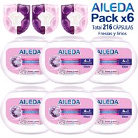 Detergente Para Ropa Envase Aileda Detergente Cápsulas Fresias Y Lirios Antibacterial Caja En Total 216 Cápsulas