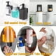 thumbnail image 3 of 3pcs Shampoo Body Wash Bottle Hanging Rack, Punch Type Stainless Steel Hand Sanitizer Hook, Bathroom Accessories, 3 of 5