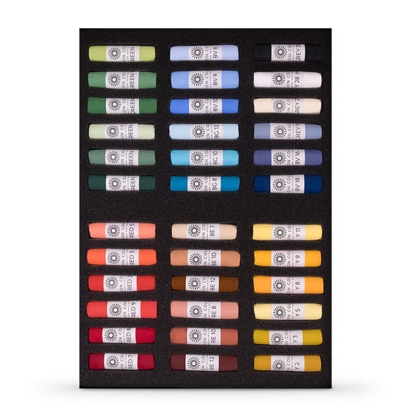 Pasteles Unison – Juego de 36 colores iniciales de pastel suave