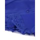 thumbnail image 5 of INSPIRE CHIC Camisa Victoriana para Mujeres Regreso a Clases Cuello de Corazón Manga Abullonada Halloween Blusa Gótica con Cordones XS Azul Real, 5 of 7