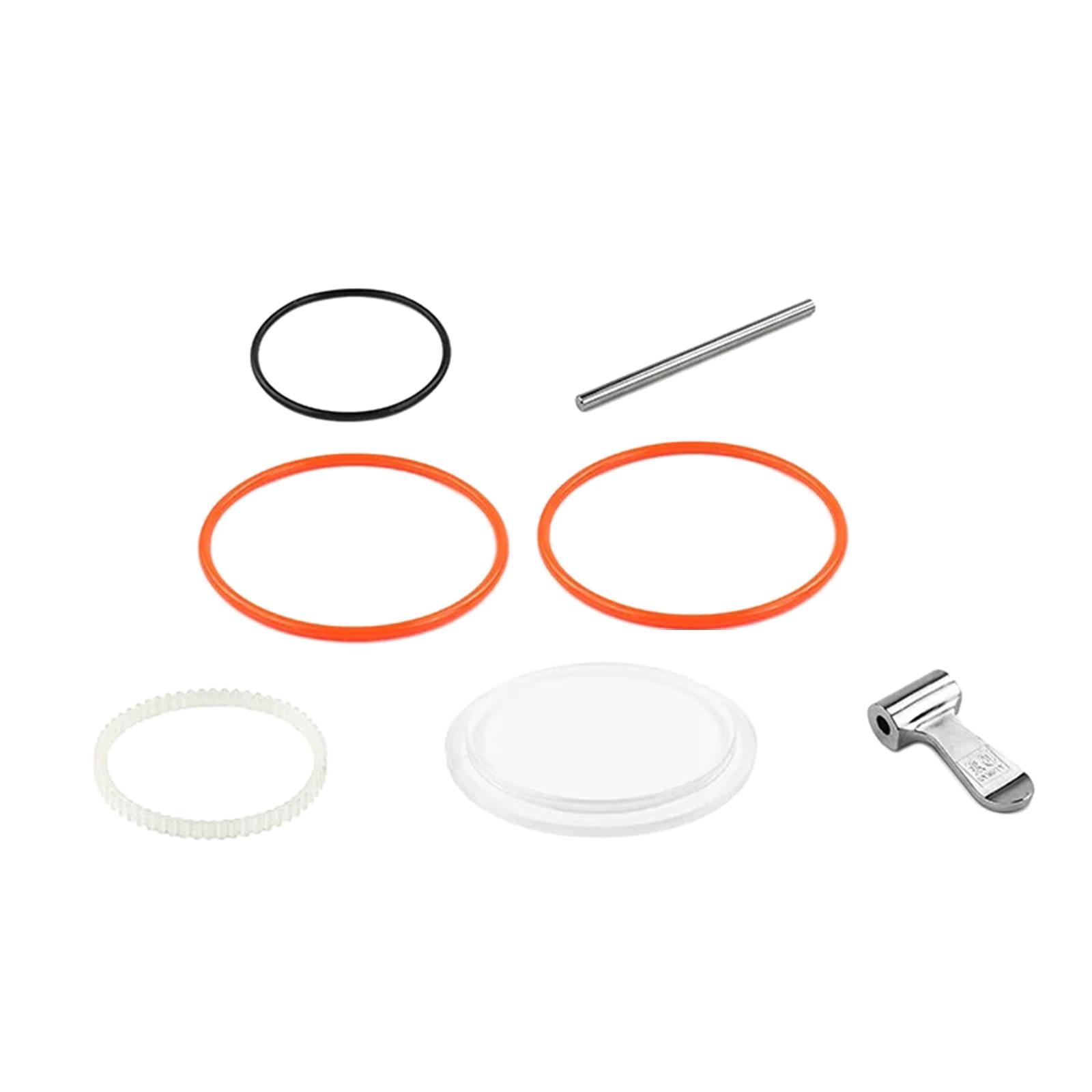 Magideal - Juego De Repuesto De Pulidor Giratorio De Joyería, Herramientas De Joyería Con Bloqueo De Barril, Tira Dentada, Anillos De Sellado Negros, Cubierta De Kt2000