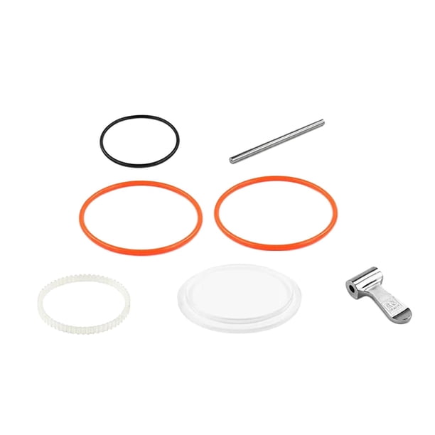 Juego de repuesto de pulidor giratorio de joyería, herramientas de joyería con bloqueo de barril, tira dentada, anillos de sellado negros, cubierta de KT2000