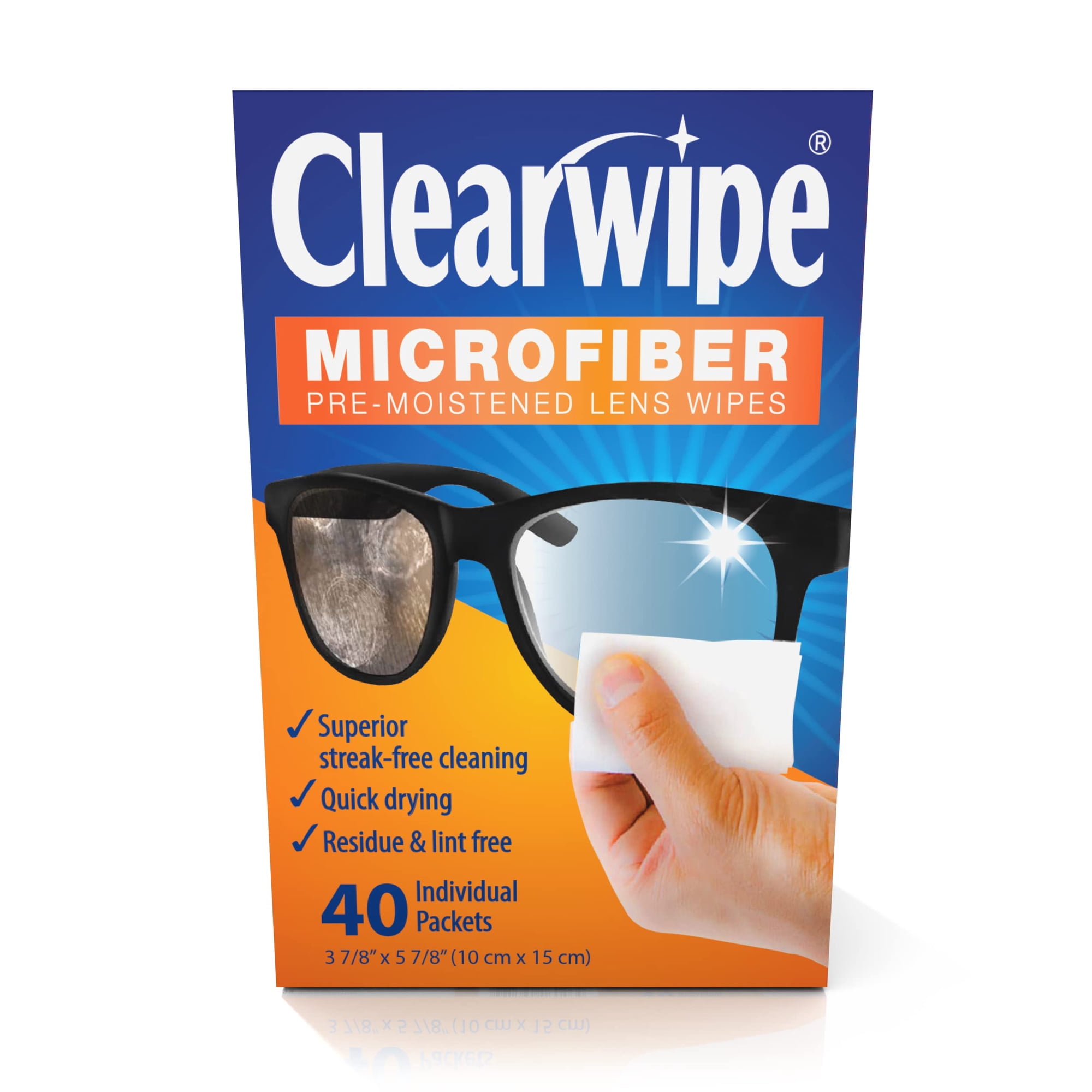 Toallitas De Microfibra Clearwipe, Blancas, 40 Unidades