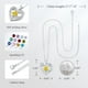thumbnail image 3 of Collar colgante de amor de amor con piedra de nacimiento Zirconia, regalo de joyería de las mujeres para la Navidad, cumpleaños, aniversario, 3 of 5