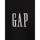 thumbnail image 3 of Sudadera GAP para Hombre con Logo, Cuello Redondo, Forro Polar, Negro Puro, Talla S, 3 of 4