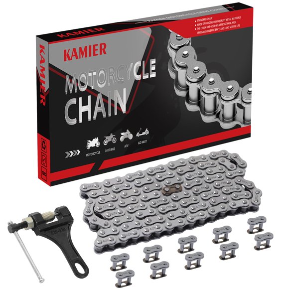 Cadena de transmisión KAMIER 116 eslabones + herramienta de corte