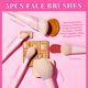 thumbnail image 3 of Juego de brochas de maquillaje Jessup Pink, 14 piezas con caja de regalo T495-G, 3 of 6