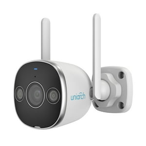 Uniarch - Cámara De Seguridad Wifi Exterior Ip 3Mp 2K Luz Led Color