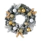 thumbnail image 4 of Corona navideña Corona navideña decorativa para puerta de entrada Decoración navideña para invierno Interior Exterior Ventana Porche Acción de Gracias 30 centímetros, 4 of 5