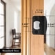 thumbnail image 2 of Placa de cerradero para puerta Newlaking, negro mate, ajustable, 1 pieza, 2 of 8