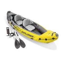 Kayak Inflable Intex Explorer K2 Para 2 Personas Con Capacidad De 180 Kg