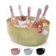 thumbnail image 1 of Cubo de Hielo Metálico Gusto Nostro de 22 qt (21 L), 1 of 8